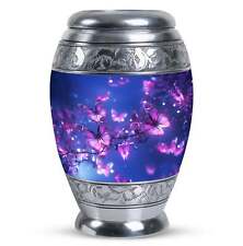 Purple Butterfly Cremation Urns Size 10inch picture