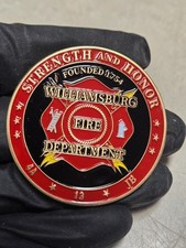 Williamsburg Virginia Fire Department Challenge Coin Fire Chief Larry Snyder picture