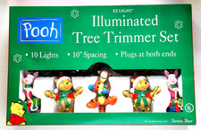 Vintage 1998 Winnie the Pooh Illuminated Tree Trimmer Lights Set New in Box picture