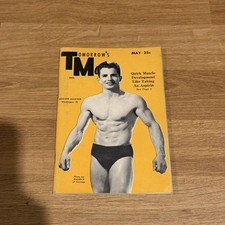 TOMORROWS MAN MAY 1955 PHYSIQUE PHOTOGRAPHY & ART MAGAZINE GAY Interest RARE picture