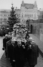 Youri Gagarin Funerals In Moscow On The Sixties Historic 1960s Old Photo picture