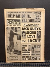 1970 Sept 13th The Exploiter Newspaper, Jack Ruby’s Love for Jackie  (VRN10K) picture