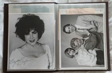 Hollywood / British TV Hand Signed Large Photos /Pages Autographs £1700+ picture