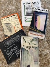 Vintage NIAGARA FALLS Brochures DEPRESSION ERA 1930 MAPS Tours Photos LOT of 5 picture