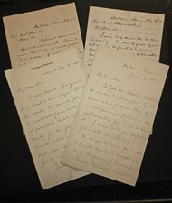 Lot 4 Egbert C. Smyth ALS 1860–1889 re: Bowdoin, Chamberlain, Hyde, Andover picture
