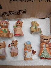 Vintage HOMECO Porcelain Bears( Lot Of 10pcs)  pieces  from various collections picture