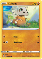CUBONE C 069/163 BATTLE STYLES POKEMON LP picture