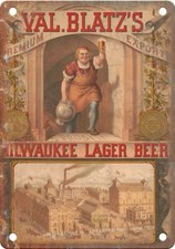 Val Blatz's Milwaukee Lager Beer Vintage 12