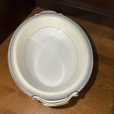Noritake Serving Bowl Oval Porcelain Audrey #3078 10.75” Japan Vintage 1950s picture