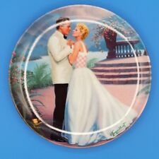 Edwin M Knowles 1986 Some Enchanted Evening Collector Plate  picture