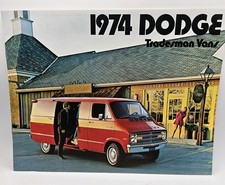 Vintage 1974 Dodge Tradesman Van Models Sales Catalog Dealer Manual Brochure picture