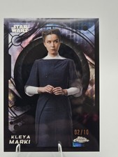 2026 Topps Star Wars Chrome Kleya Marki 2/10 Black Grometric #97 Andor picture
