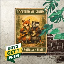 You And Me We Got This Metal Sign Romantic Couple Quote Tin Wall Plaque picture