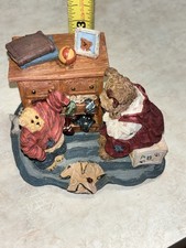BOYDS RESIN BEARSTONE FIGURINE - MOM & TAYLOR ...I CAN DO IT MYSELF picture