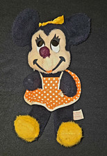 1960s Rare Vintage Walt Disney Prod Minnie Mouse Plush by California Stuffed Toy picture