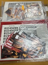McDonald's Restaurant VALUE COUNTER MAT KIT 1993 Vintage Signage - w/Packaging picture