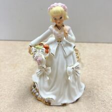 Southern Belle Bride Lady Figural Porcelain Boudoir Vanity Light/Night Light picture