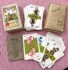 Vintage Golf card game 1930s Kargo by Castell Brothers complete rules booklet picture