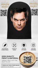 Dexter Morgan Face Mask Michael C. Hall Celebrity Halloween Costume Cosplay Prop picture
