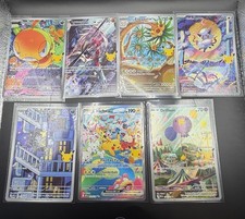 Pokemon 30th Anniversary 7 Card LOT PIKACHU SIR AND 6 IR’s All Near Mint  picture