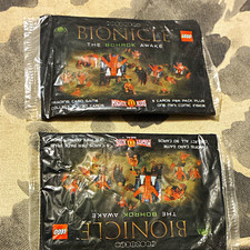 Vintage LEGO BIONICLE The Bohrok Awake Sealed Pack 5 Cards TCG Upper Deck 2002 picture