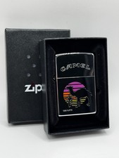 Vintage 1996 Camel Sunset High Polish Chrome Zippo Lighter NEW picture