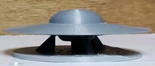 C-57D UFO/Flying Saucer (from Forbidden Planet) - Silver - Small Landed picture
