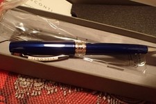 Visconti 'Michelangelo' Blue Ballpoint Pen Brand New picture
