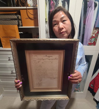 Napoleon Bonaparte & Duke de Feltre War Eagle SIgned Document March 27 1813 JSA picture