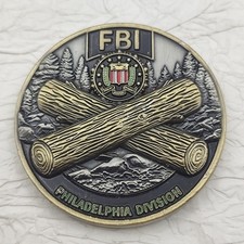 FBI Philadelphia Division Williamsport Challenge Coin picture
