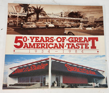 Vtg 1984 Steak N Shake 50 Years of Taste Advertising Calendar Bloomington, Il picture