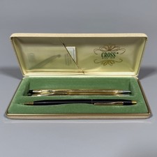 3x Vintage Cross Classic Century 10K Gold Filled Ballpoint Pen with Case picture