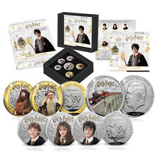 Harry Potter Annual Set 2024 Brilliant Uncirculated 50p £2 £5 - 6 Colour Coins picture