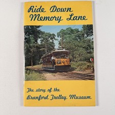 Vintage Ride Down Memory Lane Branford Trolley Museum History Booklet 1965 picture