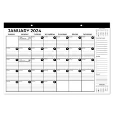 Desk Calendar 2024, 12 Months from January to December, Size 12