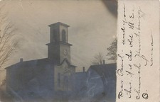 LP33 Huntsburg Ohio Geauga County  M.E. Church 1906 Rppc Postcard picture
