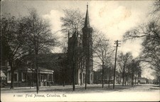 Columbus GA First Avenue Street The Rotograph Co. c1900s-10s Postcard bhn picture