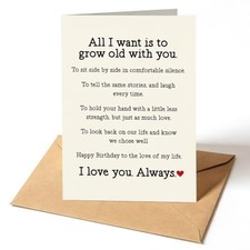 Birthday Gifts for Husband Wife Men Women | Romantic 