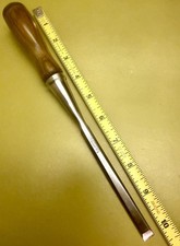 vtg EC Simmons KEEN KUTTER 3/8” Bevel edge Cabinet chisel SUPER Nice SHARP tool picture