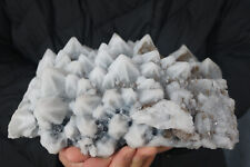 3660g Natural clear quartz crystal gypsum symbiosis cluster Specimen picture