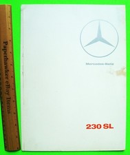 1966 MERCEDES BENZ 230SL CPE / ROADSTER DLX USA 24-p COLOR CATALOG Brochure VG++ picture