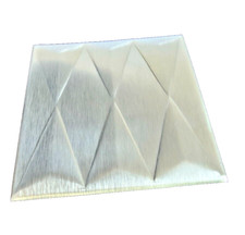 VINTAGE ALUMINUN TILES SET OF 24 NEW CONDITION NICE LOOK picture