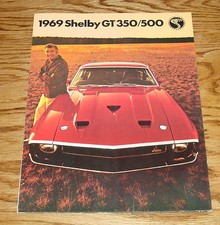 1969 Ford Mustang Shelby GT 350 500 Sales Brochure 69 picture