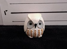 EPCOT Japan MITSUKOSHI White Lucky Owl Figurine* picture