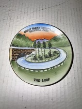 Vintage Great Smoky Mountains The Loop Souvenir Plate Japan Hand Painted picture