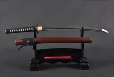 Musashi Wakizashi - 1045 Carbon Steel Hand Forged Full Tang Battle Ready Sharp picture