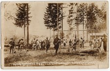 Ca. 1918 Lakewood Washington Camp Lewis WWI RPPC Photo Postcard American Lake picture