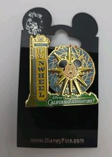 2009 Disney California Adventure - Mickey's Funwheel Ferris Wheel Spinner Pin picture