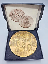 Coca-Cola Bronze Medallion 100 Years Centennial Celebration 1986 Collectors Club picture