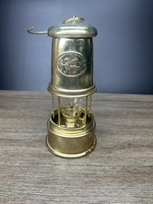 1950s vintage Hockley Lamp & Limelight Co. Welsh brass paraffin miners lamp picture